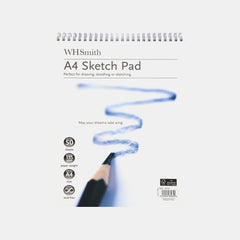 Whsmith A4 Sketch Pad â€“ Wiro Bound (50 Sheets)