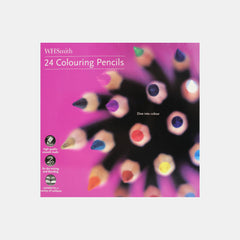 Whsmith Colouring Pencils â€“ Assorted Colours (Pack Of 24)