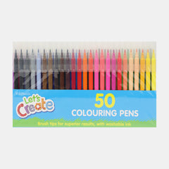 Whsmith Letâ€™S Create Colouring Pens â€“ Assorted Colours (50 Pieces)