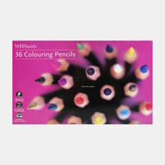 Whsmith Colouring Pencils â€“ Assorted Colours (Pack Of 36)