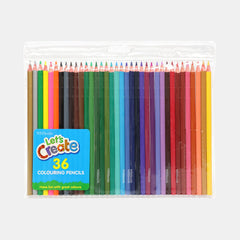 Whsmith Colouring Pencils â€“ Assorted Colours (36 Pieces)