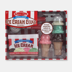 Melissa & Doug Scoop & Stack Ice Cream Cone Playset
