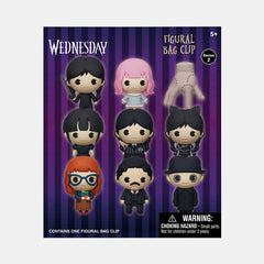 Monogram Wednesday 3D Foam Bag Clip Series 2