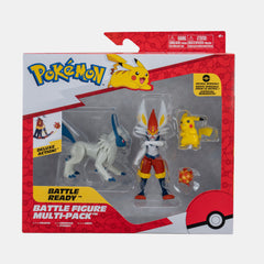 Pokemon Battle Figure Multi 3-Pack – Pikachu, Absol & Cinderace
