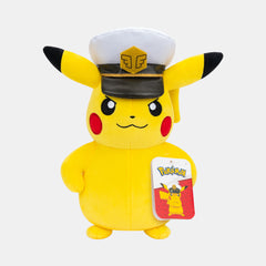 Pokemon Plush Captain Pikachu 8 Inches