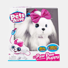 Zuru Pets Alive Lil' Paw Paw Walking Puppy Series 1 – Interactive Plush Dog