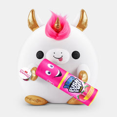 Zuru Snackles Series 1 Unicorn & Bazooka Plush (13?Inch Plush Toy)