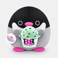 Zuru Snackles Series 2 Penguin & Baskin-Robbins Plush (14?Inch Plush Toy)