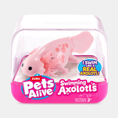 Zuru Pets Alive Water?Activated Swimming Axolotl – Assorted, Single Pack