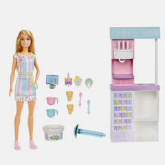 Barbie Ice Cream Shopkeeper Playset
