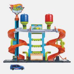 Hot Wheels City Mega Tower Car Wash Playset