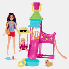 Barbie Skipper First Jobs Water Park Playset