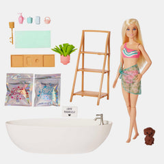 Barbie Self-Care Confetti Bath Playset