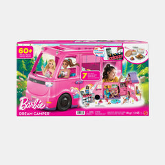 Barbie Dream Camper Vehicle Playset With Roof Tent And 60+ Accessories