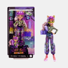 Monster High Scare-Adise Island – Clawdeen Wolf Fashion Doll & Accessories