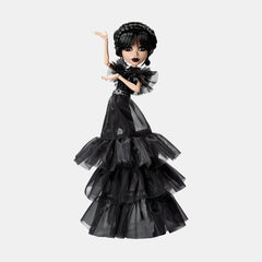 Monster High X Wednesday Collectible Doll & Accessories – Rave'N Wednesday In Black Gown Inspired By The Dance Scene