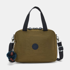 Kipling Miyo Large Lunch Bag With Trolley Sleeve Treasure Green