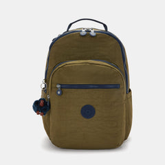 Kipling Seoul Lap Large Backpack With Laptop Compartment  Treasure Green