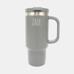Zade Insulated Stainless Steel Tumbler 473Ml Reusable Travel Mug, Grey
