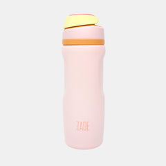 Zade Easy Flow Stainless Steel Water Bottle 768Ml With Straw Rose Quartz