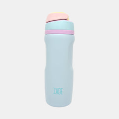 Zade Easy Flow Stainless Steel Water Bottle 768Ml With Straw Light Blue