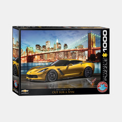 Eurographics 2015 Chevrolet Corvette Z06 – Out For A Spin (Adult Jigsaw Puzzle – 1000 Pieces)
