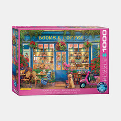 Eurographics Books & Coffee (Adult Jigsaw Puzzle – 1000 Pieces)