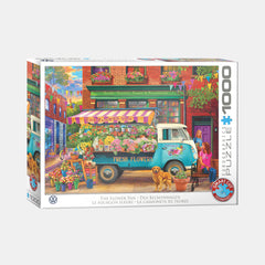 Eurographics The Flower Van (Adult Jigsaw Puzzle – 1000 Pieces)