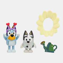 Bluey S13 Figure 2-Pack – Spring Time Bluey & Muffin