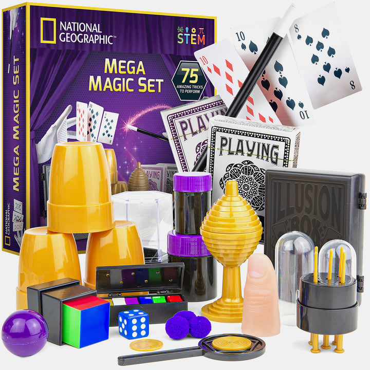 National Geographic Mega Magic Set ÃƒÂ¢Ã¢â€šÂ¬Ã¢â‚¬Å“ 75 Magic Tricks ...