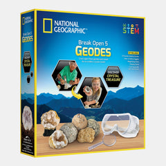 National Geographic Break Open 5 Geodes Kit