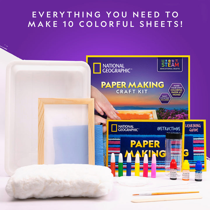 National Geographic Paper Making Craft Kit – BORDERS