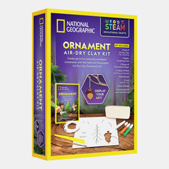 National Geographic Air-Dry Clay Ornament Kit