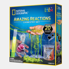 National Geographic Amazing Reactions Chemistry Set