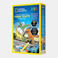 National Geographic Glow-In-The-Dark Stained Glass Dinosaurs