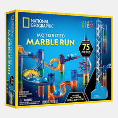 National Geographic Motorized Marble Run – 75 Piece Set