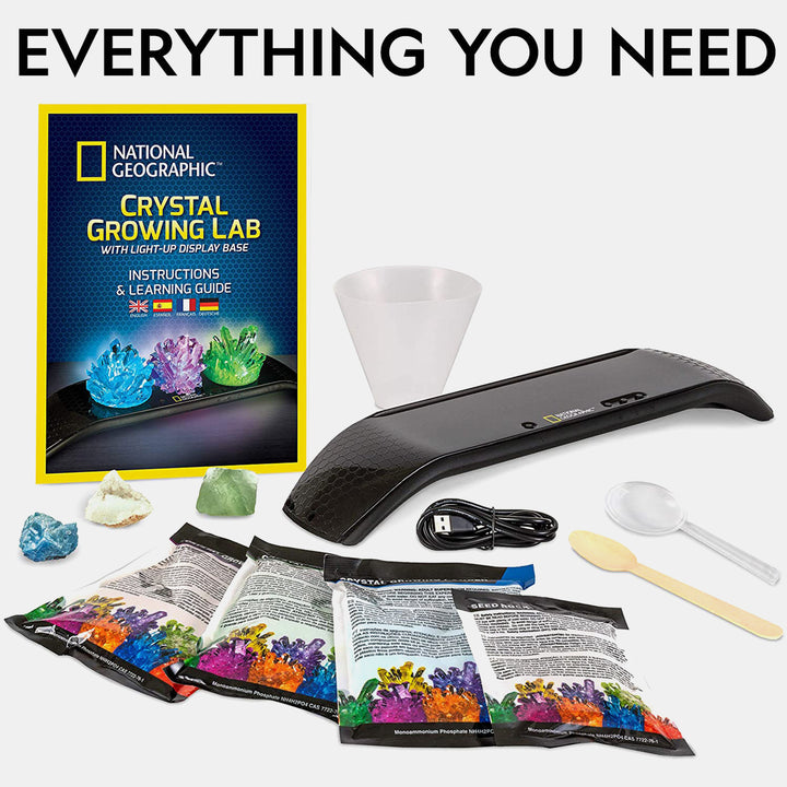 National Geographic Light-Up Crystal Growing Lab – BORDERS