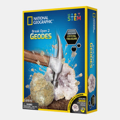 National Geographic Break Open 2 Geodes Kit