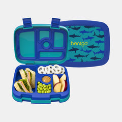 Bentgo Kids Prints 5-Compartment Bento-Style Lunch Box - Sharks