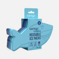 Bentgo Buddies Reusable Ice Packs - Shark (Set Of 4)