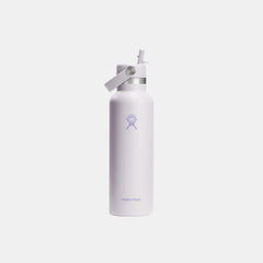 Hydro Flask Standard Mouth Vacuum Bottle with Flex Straw Cap 620 ml- Cloud Pink