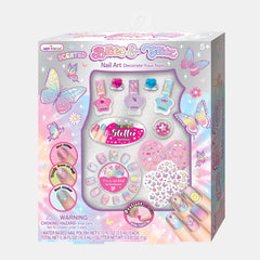 Hot Focus Tie Dye Butterfly Blitz & Glitz Nail Art Set