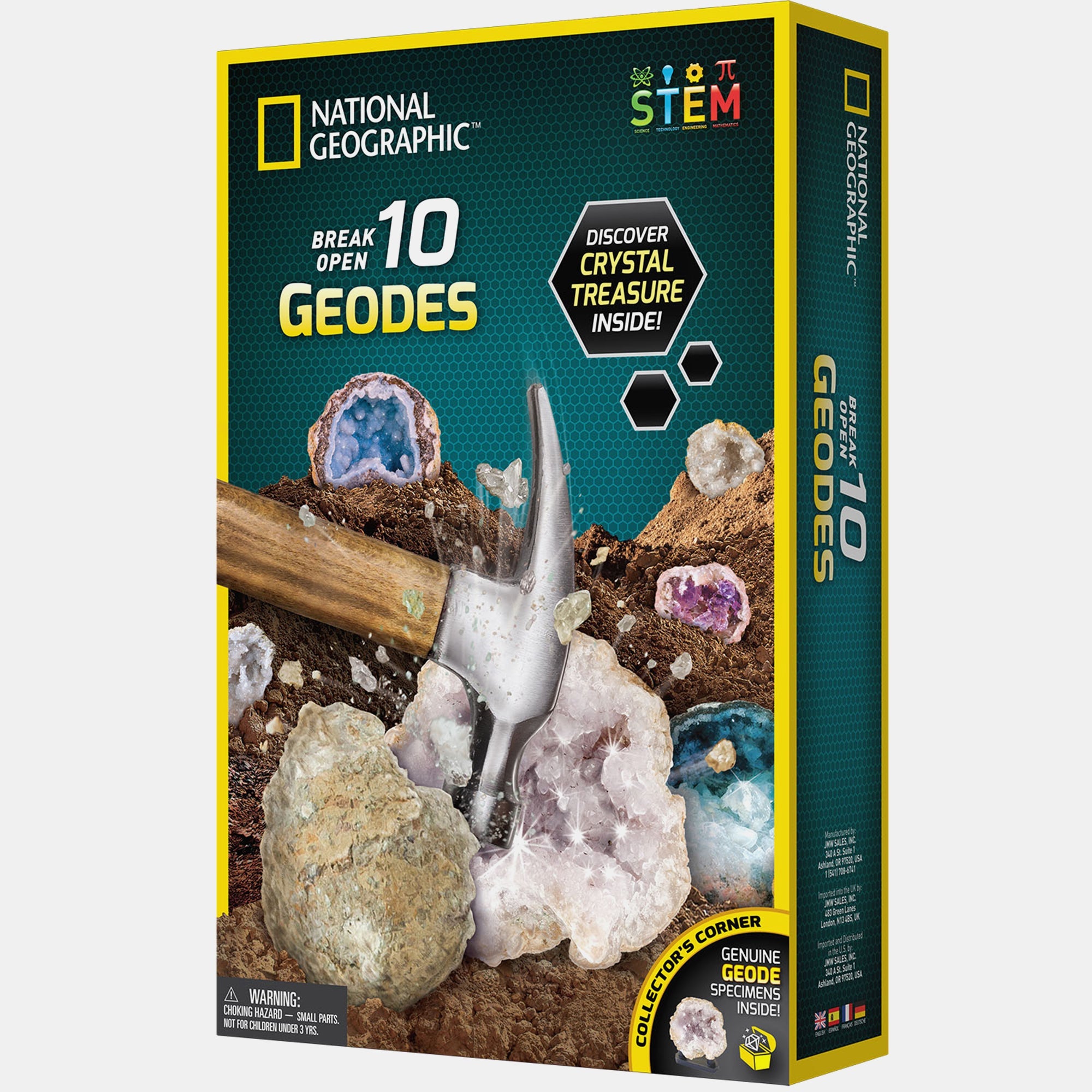 National Geographic Break Open 10 Premium Geodes Kit – BORDERS
