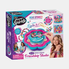 Shimmer 'N Sparkle 2-In-1 Spin & Bead Friendship Studio