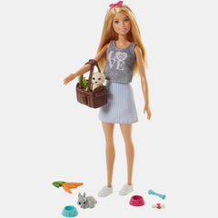 Barbie And Her Cute Animal Friends Playset