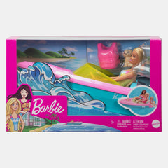 Barbie Boat Playset With Doll, Puppy & Accessories