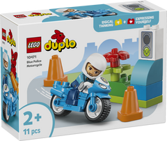 LegoÃ‚Â® Duplo Town Blue Police Motorcycle