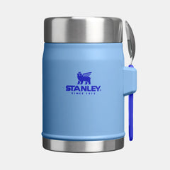 Stanley Classic Legendary Food Jar with Spork, 414ml (14oz)- Blue Sky
