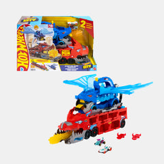 Hot Wheels City Ultimate Dual Dragon Hauler Playset With 2 Cars