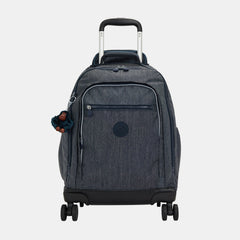 Kipling New Zea Large Wheeled Backpack with Laptop Compartment Marine Navy